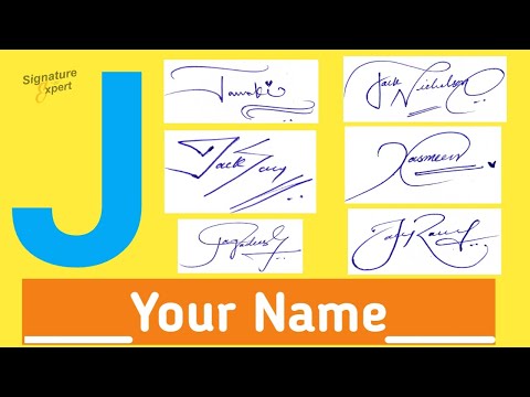 ✔️J Signature Style | Signature Style Of My Name  | J Signature Style Of My Name