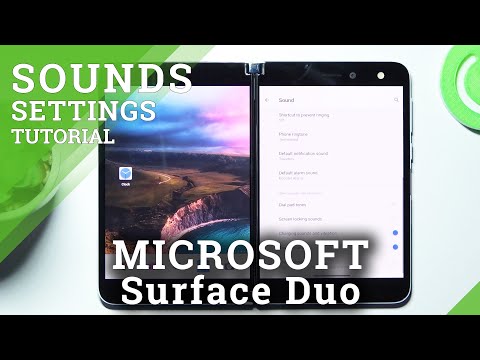 How to Change Sounds in MICROSOFT Surface Duo - Manage Sounds