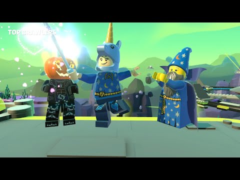 LEGO BRAWLS: Sparkly Unicorn VS. Ghastly Rider on Alien! SO CLOSE! 🦄 🎃👽