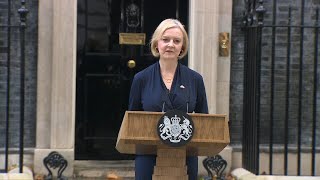 U.K. PM Liz Truss announces she's resigning after less than two months
