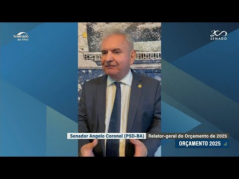 Orçamento 2025 deve ser votado até dia 10 de março na CMO, diz Angelo Coronel