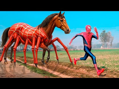 Homem Aranha e o Cavalo Aranha Malvado - Filme Completo Time Spiderman