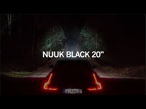 NUUK BLACK 20" - DRIVING LIGHT BEAM PATTERN - STRANDS LIGHTING DIVISION