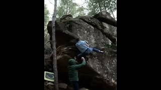 Video thumbnail of Húmiedo, 7B (sit). La Pedriza