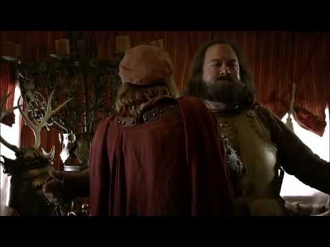Robert Baratheon and Lancel Lannister 1x05