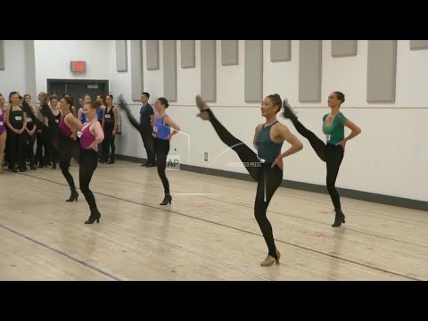 More than 1,000 dancers gather in New York for Radio City Rockette audition