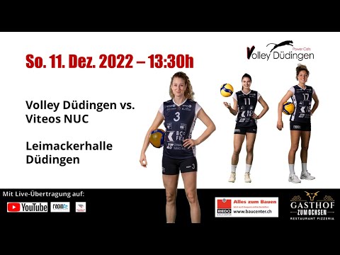 NLA Volleyball Qualifikation 2022-2023:  Volley Düdingen - Viteos NUC