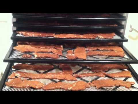 Beef Jerky Made in an Excalibur 3900 Series Food Dehydrator