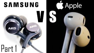 PART 1 - Apple Earpods from iPhones VS Samsung AKG Tuned Earphones