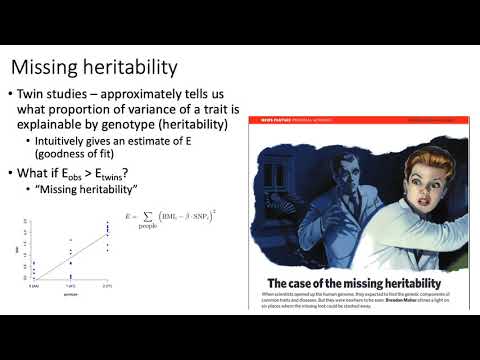 MCB 182 Lecture 12.10 - Epistasis, missing heritability in GWAS