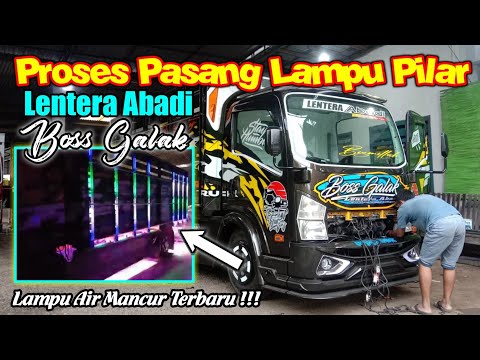 Lampu Pilar Model Terbaru⁉️Giga Cheleng Boss Galak By Santoso Putra Karoseri‼️#bossgalakofficial