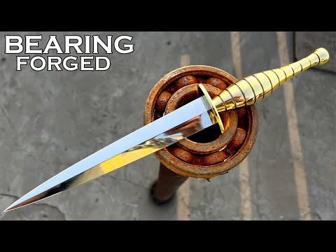 Bearing Forged into a Beautiful Commando dagger