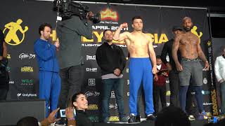 HANEY vs RYAN GARCIA prelims weigh in - EsNews Boxing