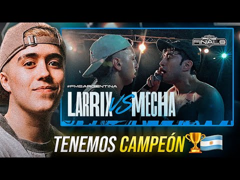 GAZIR reacts to MECHA vs LARRIX 🔥 FMS ARGENTINA FINAL