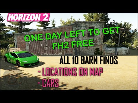 Forza Horizon 2 Barn Find Locations Map Guide - Forza Horizon 2 FREE Games With Gold August 2018