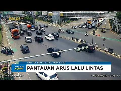NTMC POLRI - PANTAUAN ARUS LALU LINTAS SIANG 15/10/2025