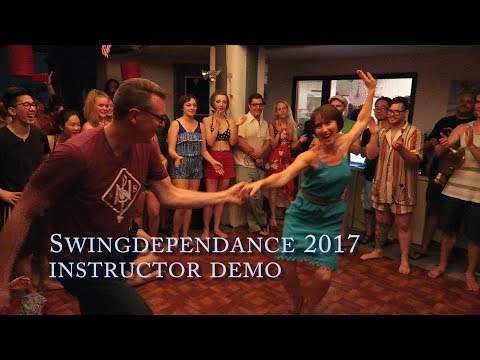 Peter Strom & Laura Glaess Instructor Demo - SWINGdepenDANCE 2017