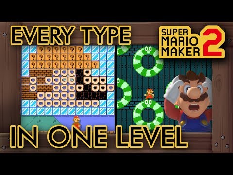 Super Mario Maker 2 - Every Type of SMM2 Level in One!