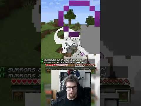 Streamers REACT to Invisible Creepers in Minecraft spawned by Twitch Chat