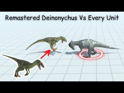 Remastered Deinonychus Vs Every Unit ARBS |Animal Revolt Battle Simulator [Who Is The Strongest]