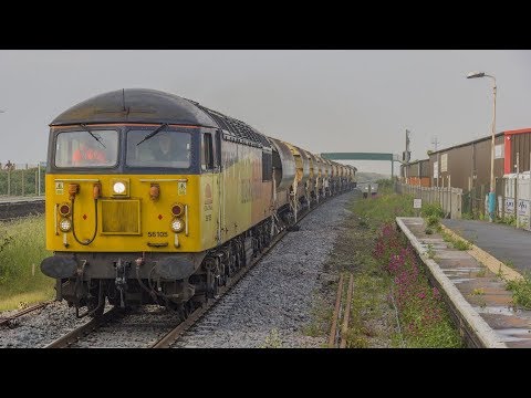 Colas Rail 56105 howls through Abergele 01/06/2018