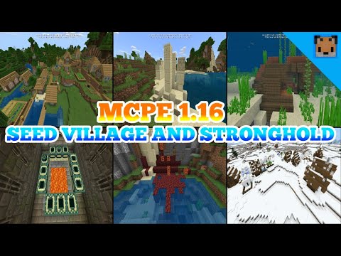 Minecraft pe 1.16 best seed for survival - Mcpe 1.16 seed snoyw village and seed stronghold below