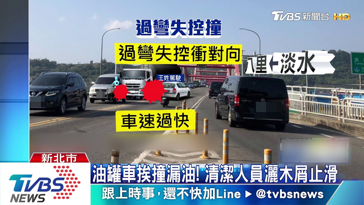 關渡橋好塞! 業餘賽車手釀碰撞2人傷