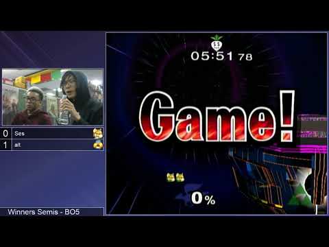 GSS 102 SSBM - Ses (Fox) vs. alt (Sheik) - Melee WSF