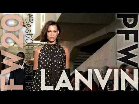 #BestOfHauteLife : LANVIN Men's FW20 | Dusky Edit - Highlights | Paris Fashion Week