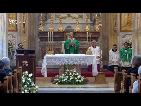 Messe à la paroisse Sainte-Anne du Vatican présidée par le pape Léon XIV