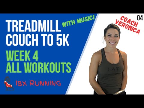 COUCH TO 5K | Week 4 - All Workouts | Treadmill Follow Along! #IBXRunning #C25K
