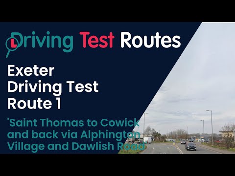 Exeter Driving Test Route 1