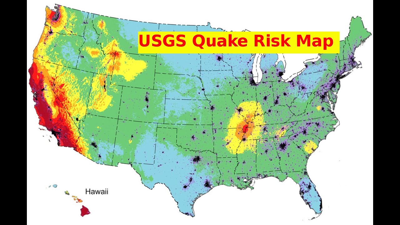 New USGS Quake Risk Map!