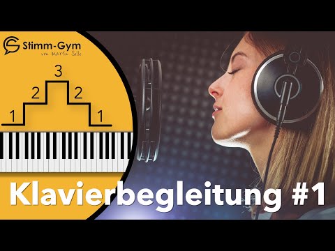 KLAVIERBEGLEITUNG FÜR GESANGSÜBUNGEN - Für Frauen (Mittlerer Stimmumfang)