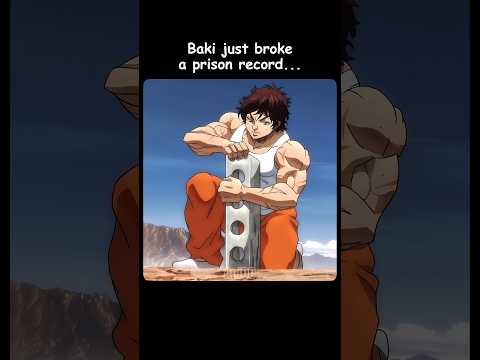 Baki builds a road in prison ☠️ #anime #shorts