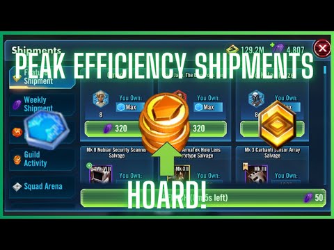 Finding the Best Value for All Shipment Currencies - Shipment Farming Guide SWGOH