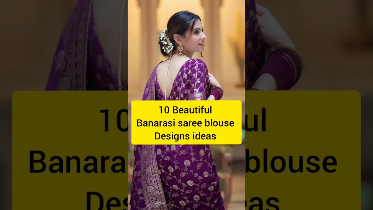 10 Beautiful Banarasi Saree Blouse designs ideas for woman's Latest party wear blouse designs 2025||