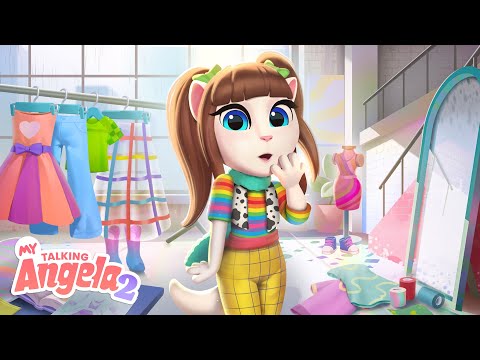 Create Your Own Looks 🌟🎉 FASHION EDITOR 👗 My Talking Angela 2 Trailer