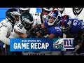 Giants DOMINATE as Eagles set for matchup with Bucs in NFC Wild Card | Game Recap | CBS Sports