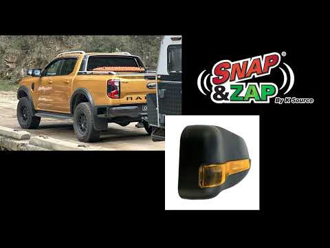 Snap & Zap 81870 Towing Mirrors for Next Gen Ford Ranger / Everest