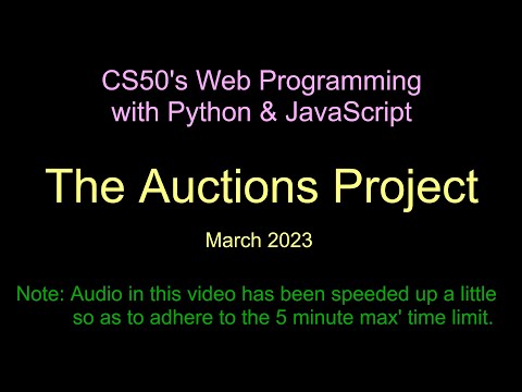 Cs50 Commerce Auction Project For Web Programming With Python Javascript