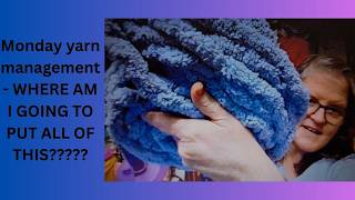 Monday Yarn Management - reclaiming yarn from a #thriftfinds