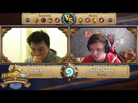 SilverName vs Jowen. Hearthstone Global Games. Ace Round.
