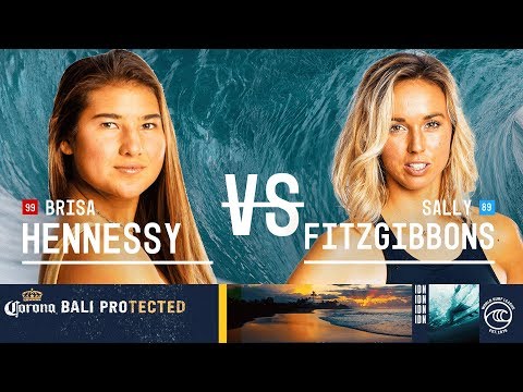 Brisa Hennessy vs. Sally Fitzgibbons - Semifinals, Heat 1 - Corona Bali Protected W 2019