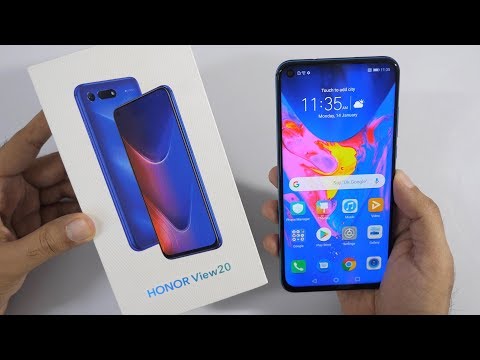 Honor View 20 Unboxing & Overview with Punch Hole Camera!