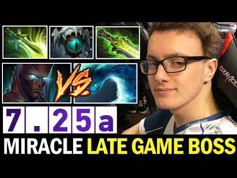 MIRACLE 7.25 Unkillable Late Game Boss & Super Bad Start Shadow Fiend Dota 2