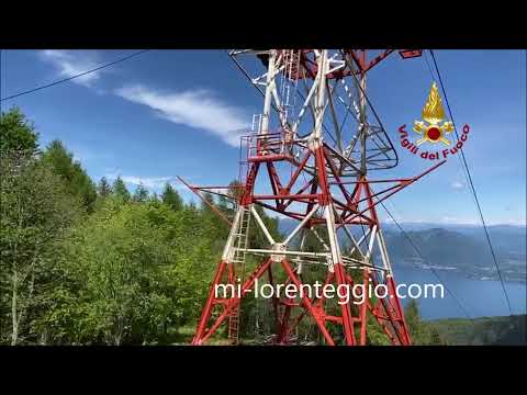 CADUTA FUNIVIA STRESA MOTTARONE: VIDEO E IMMAGINI AEREE