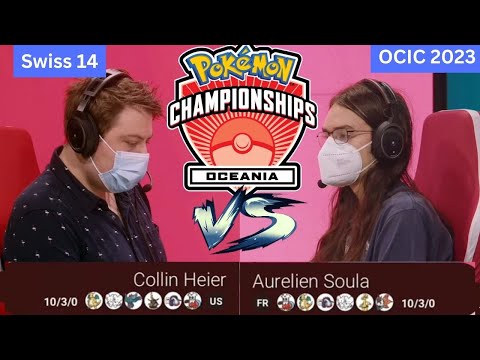 Pokémon VGC OCIC Collin Heier vs Aurelien Soula 2023 VG Day 2 Oceania International Championships
