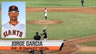 Jorge Garcia (SF Giants) RHP - Throws Scoreless Inning in Relief: Prospect Video