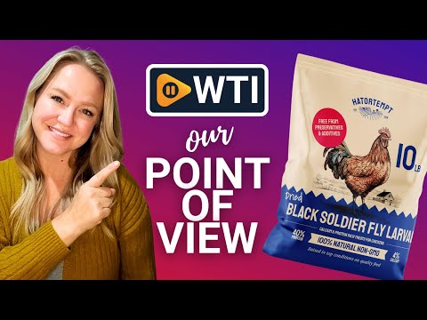 Dried Black Soldier Fly Larvae for Chickens 10LB – 100% Natural Non-GMO Bulk Chicken Feed – High Protein BSF Food with More Calcium Than Mealworms for Laying Hens - WTI product video review